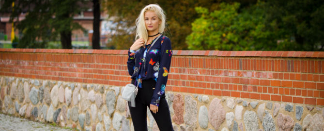 koszula w motyle